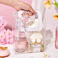 Set Hadiah Suvenir Pernikahan dengan Tas Transparan, Hadiah Elegan untuk Pengiring Pengantin, Baby Shower, dan Pesta Ulang Tahun