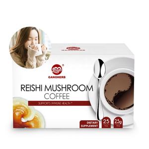 GANOHERB Reishi café con extracto de <span class=keywords><strong>Ganoderma</strong></span> Lucidum café de hierbas negras instantáneas mezcla Premium OEM especias y hierbas Café suministro - Product Image 2