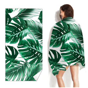 Serviettes de plage imprimées de haute qualité à séchage rapide pour l'été, personnalisées avec logo imprimé - Product Image 4