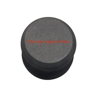 Bloc de ponçage/meulage manuel en EVA noir de 3 pouces avec fixation auto-agrippante pour disques de ponçage, cirage et polissage de murs et voitures