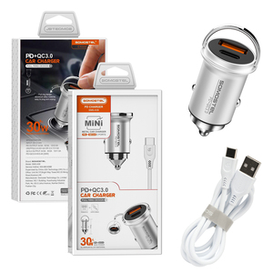 <span class=keywords><strong>Chargeur</strong></span> de voiture portable SOMOSTEL SMS-<span class=keywords><strong>A40</strong></span> en alliage d'aluminium, mini 30W, avec anneau de traction, charge rapide, <span class=keywords><strong>chargeur</strong></span> de batterie de voiture - Product Image 6