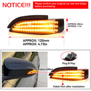 Luces Intermitentes LED Dinámicas para Toyota Camry, Corolla, Prius, Venza, Avalon, Altis, Vios, Yaris, CHR, Aqua, Vitz, Scion - Product Image 5