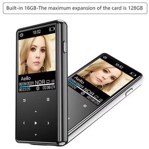 เครื่องเล่น MP3 หน้าจอสัมผัส 1.8 นิ้ว สำหรับนักเรียน ใช้เรียนหนังสือ ใช้งานกลางแจ้ง รองรับบลูทูธ เล่นเพลง MP3 MP4  ขนาด 1.8 นิ้ว - Product Image 2