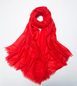 Bufanda de cachemira ultrafina de alta calidad al por mayor, chal ligero y transparente para mujer - Product Image 5