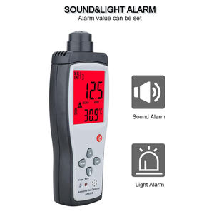 Диапазон измерения 0 ~ 100ppm аммиака NH3 газовый тестер метр детектор монитор анализатор со звуковой и световой сигнализацией - Product Image 4