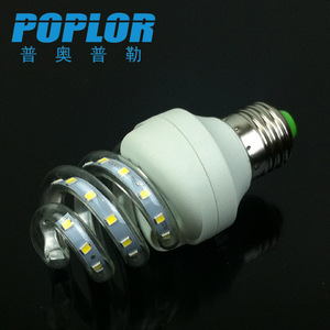 หลอดไฟ LED แบบเกลียว Poplor 5-40W E27 B22 220V ความสว่างสูง ประหยัดพลังงาน ตัวหลอดทำจากพลาสติก - Product Image 1
