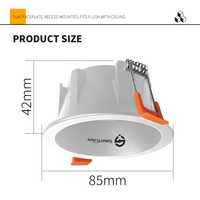 Boîtier de downlight LED anti-éblouissement, meilleur prix, cadre pour spot GU10, support de lampe MR16, luminaire de plafond LED encastré