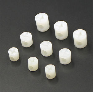 Furniture Hardware Plastic Hammer Nut Cross Hole Nut Two-in-One Connector Accessories White Modern Simple Durable - Product Image 5