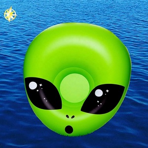 Flotteur gonflable en plastique Waterhan en forme d'<span class=keywords><strong>alien</strong></span> pour piscine extérieure, pour adultes/enfants, pour fêtes aquatiques - Product Image 4