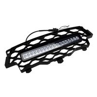 Grille de calandre en maille pour pare-chocs avant YongJin UTV avec barre lumineuse LED pour Can Am Defender