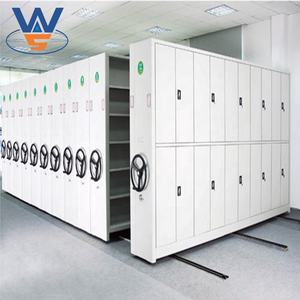 Металлическая стальная подвижная книжная полка для школы и офиса, стеллаж для хранения - Product Image 2