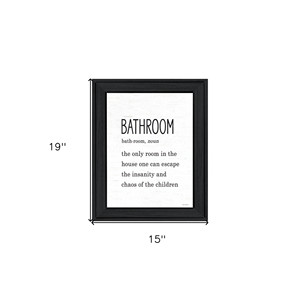 HMS fuga bagno incorniciato stampa cornice nera decorazione per la casa di arte della parete - Product Image 3