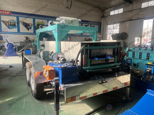 Xách tay downspout cơ khí đứng đường may Snap khóa tấm lợp cuộn tạo thành máy - Product Image 5