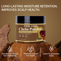 Huile de croissance capillaire naturelle Chebe en marque privée, super hydratante, issue d'Afrique, pour la réparation des cheveux, poudre de Chebe