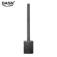 Système de sonorisation PA actif professionnel DASN MAX4 4000W avec caisson de basses de 10 pouces pour DJ, fêtes, scène, intérieur, extérieur, mariage