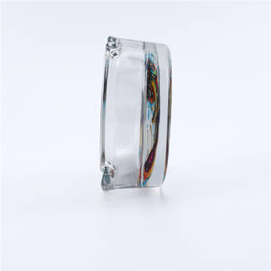 Cenicero de Tabaco Fabricado, Cenicero Redondo de Vidrio, Accesorios Personalizados para Fumar - Product Image 5