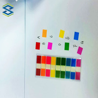 Blocs-notes adhésifs colorés en PET transparent, imperméables et à écriture fluide pour la vente en gros