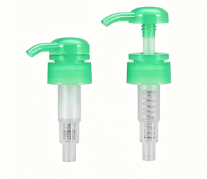 หัวปั๊มโลชั่นพลาสติก PP สีส้ม ขนาด 33/410 พร้อมฝาเกลียวสำหรับขวดสบู่ล้างมือและผลิตภัณฑ์ดูแลผิว - Product Image 1
