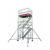 Coffrage professionnel cadre d'échelle en acier aluminium Mobile métal escalier échafaudage raccords planches plate-forme échafaudage