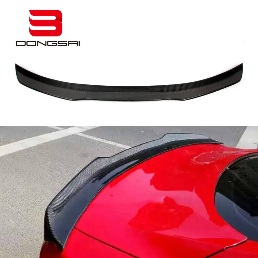 B Style Carbon Rear Trunk Spoiler for Ford Mustang 2015 2016 2017