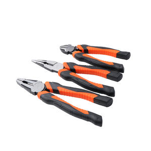 Pince à bec effilé YL 6 pouces, coupe-fils multifonction, pince diagonale 8 pouces, outils de quincaillerie à mâchoires lisses en acier 45 - Product Image 1