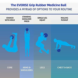 Outil de fitness d'exercice de ballon de médecine en caoutchouc rempli de sable robuste - Product Image 5