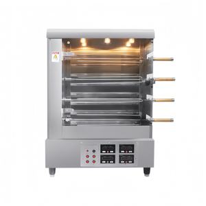 <span class=keywords><strong>Four</strong></span> thermique vertical électrique 4P en acier inoxydable, cycle thermique, rotation automatique, poulet et canard rôtis pour boulangerie et restaurant - Product Image 1