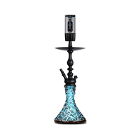 Système de chauffage électronique sans charbon pour chicha avec affichage LED, dispositif de gestion de la chaleur pour chicha, idéal pour les fêtes en Amérique du Sud