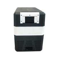 Compresor de 45L, nevera para coche, mini congelador para camping, coche de viaje y hogar de doble uso con compresor LG