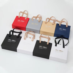 Đồ trang sức vòng cổ bao bì Vòng đeo tay Nhẫn bán buôn vận chuyển đồ trang sức sang trọng hộp biểu tượng ngăn kéo Quà Tặng thủ công hộp giấy với xử lý - Product Image 2