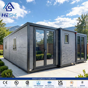 Casa Contenedor Expandible de 2.4m de Altura, 20/40 Pies, 2, 3, 4, 5 Dormitorios, Lujosa, Galvanizada, Reubicable, Prefabricada de Acero - Product Image 1