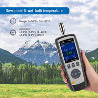 Compteur de particules portatif, moniteur de qualité de l'air, écran LCD couleur TFT, thermomètre, hygromètre, détecteur HCHO