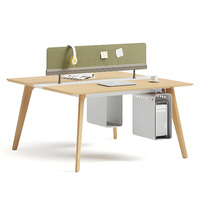Personnel moderne poste de travail poste de travail mobilier moderne bureaux pour cloisons de chambre table blanche design cabine avec tiroirs