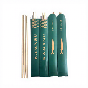 Factory Wholesale Custom Carbonized <strong>Disposable</strong> Bamboo <strong>Chopsticks</strong> Sushi <strong>Chopsticks</strong> For Canteen Store Restaurant Hotel - Product Image 1
