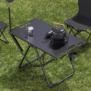 Nuovo Arrivo: Tavolo Tattico Multifunzionale da Campeggio in Acciaio al Carbonio, Portatile e Leggero per BBQ, Picnic e Pesca - Product Image 2