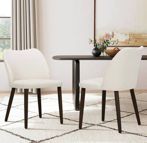 Chaises de salle à manger portables en tissu rembourré, style ferme, avec repose-pieds, personnalisables pour les restaurants - Product Image 5