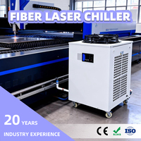 Refroidisseur d'eau pour laser à fibre Blue Penguin JLFL-4000 4kW 380V triphasé refroidi par air pour machine de découpe laser sans tour de refroidissement mobile