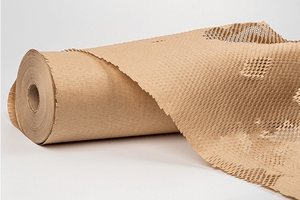 Daur ulang gulungan kertas Kraft coklat Hex Buffer Cushion <span class=keywords><strong>Honeycomb</strong></span> kemasan kerajinan sarang lebah pelindung tepi kayu untuk perlindungan kardus - Product Image 2