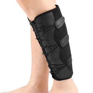 Support de mollet en cuir réglable avec cordon élastique, enveloppant et compressif pour l'exercice et la protection des mollets - Product Image 5