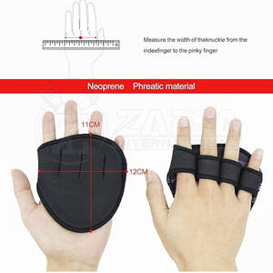 Custom Logo Adjustable Neoprene Fitness <b>Weight</b> <b>Lifting</b> <b>Grip</b> Pads Compression <b>Weight</b> <b>Lifting</b> <b>Grip</b> Pads - Product Image 4