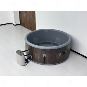 Spa <span class=keywords><strong>gonflable</strong></span> de luxe en PVC durable pour 4 à 6 personnes, pour usage commercial et domestique, avec chauffage - Product Image 4