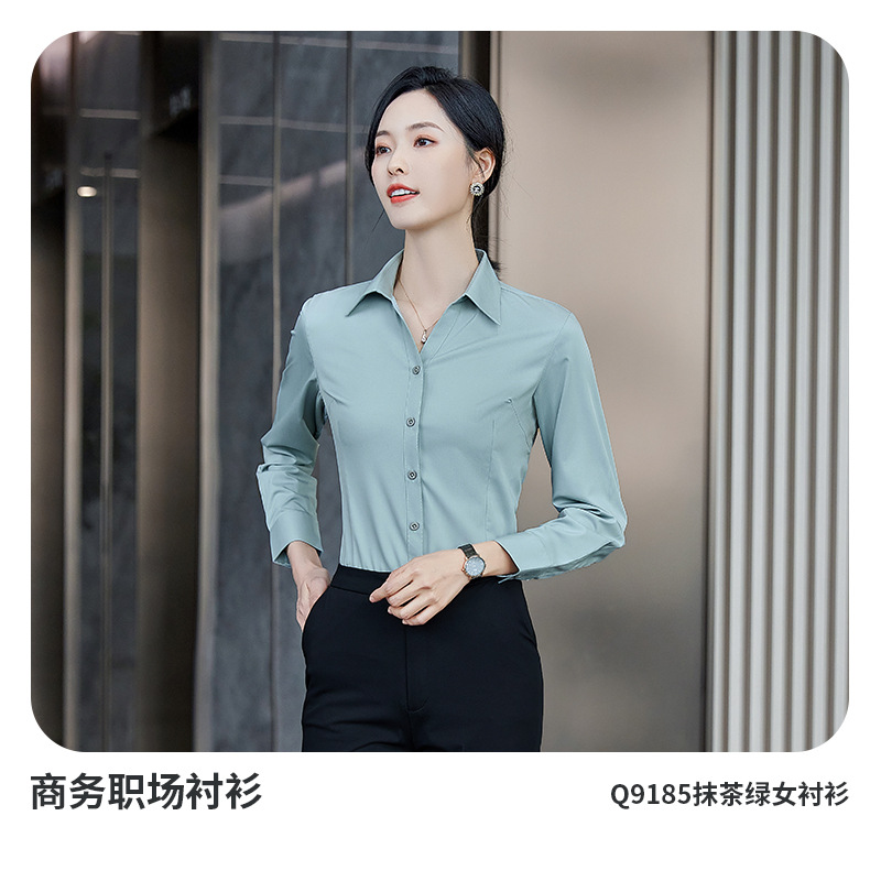 Matcha green long-sleeved shirt