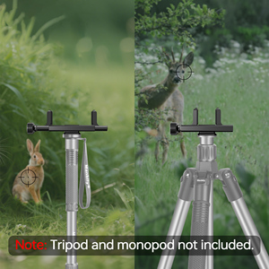 Phát hành nhanh chóng kẹp Tripod núi nhẹ nhôm còn lại Adapter cho săn bắn chụp - Product Image 5