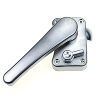 Hfy1475 — serrure à poignée de salle de bains, Chrome poli à bouton de confidentialité pour serrure de porte de toilette pour van camping-car, accessoires de caravane