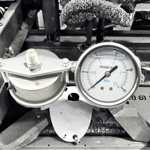 Manômetro de Pressão para Caldeira RESSEA em Promoção com Suporte 100 <span class=keywords><strong>psi</strong></span> para Ar e Água Aço Inoxidável de Alta Qualidade 1 Ano de Garantia - Product Image 3