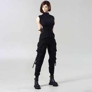 <span class=keywords><strong>Pantalon</strong></span> <span class=keywords><strong>cargo</strong></span> utilitaire sexy pour soldate, style tendance, échelle 1/6. - Product Image 3