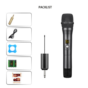 Factory Wholesale Karaoke Uhf Gm Wireless <strong>Microphone</strong> for <strong>Speaker</strong> - Product Image 6