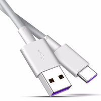 Cable de Datos USB-A/Tipo-C 5atypec, Material de PVC para Teléfonos Móviles Letv SPC Glory P50 Mate20, Modelo LS0016, Carga Rápida de Datos