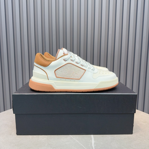 Zapatillas Casuales Bajas Blancas y Azules para Hombre con Parte Superior de Cuero y Suela Gruesa para Uso Diario y Urbano - Product Image 3