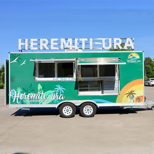 รถขายอาหารเคลื่อนที่ Honlu พร้อมอุปกรณ์ครบครันสำหรับขายเครื่องดื่มค็อกเทล เบียร์ น้ำผลไม้ สมูทตี้ บาร์เคบับ อาหารจานด่วน ไอศกรีม และกาแฟ - Product Image 2